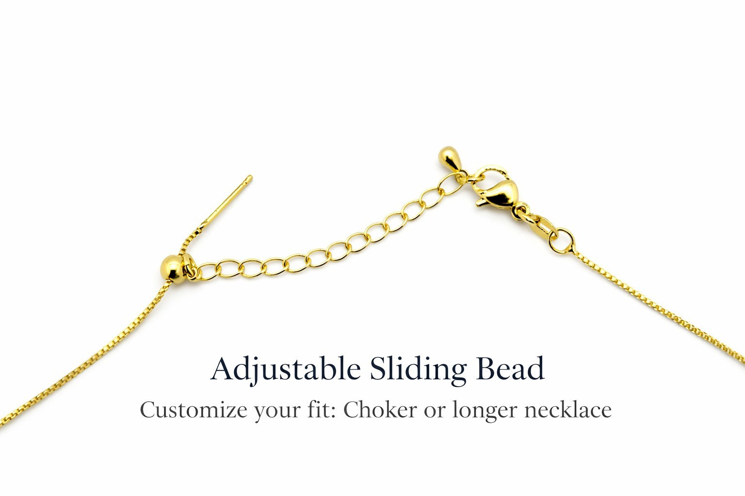 18K Gold Plated Pearl Starfish Necklace & Earrings Set Adjustable Choker for Her4