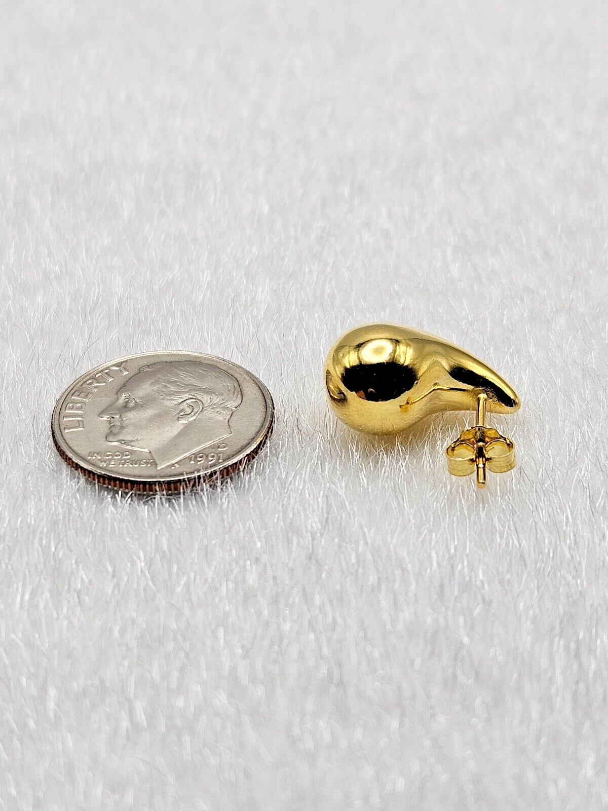 18K Gold Plated Dainty Teardrop Style Stud Earrings for Women4