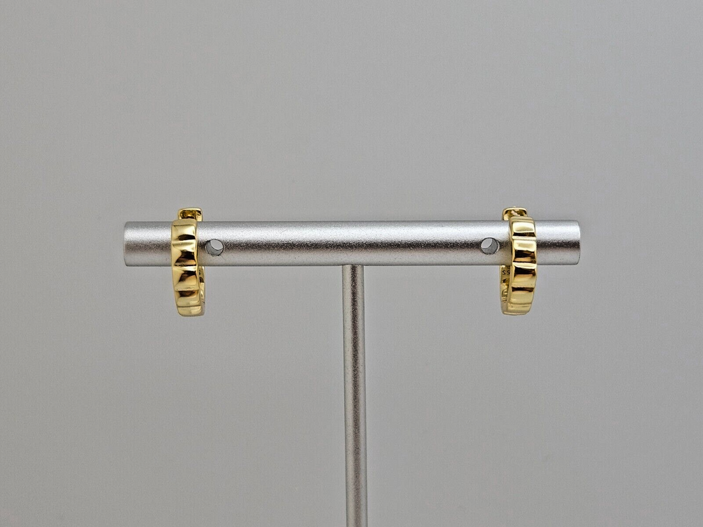 18k Gold Plated Design Hoop Earrings for Women2
