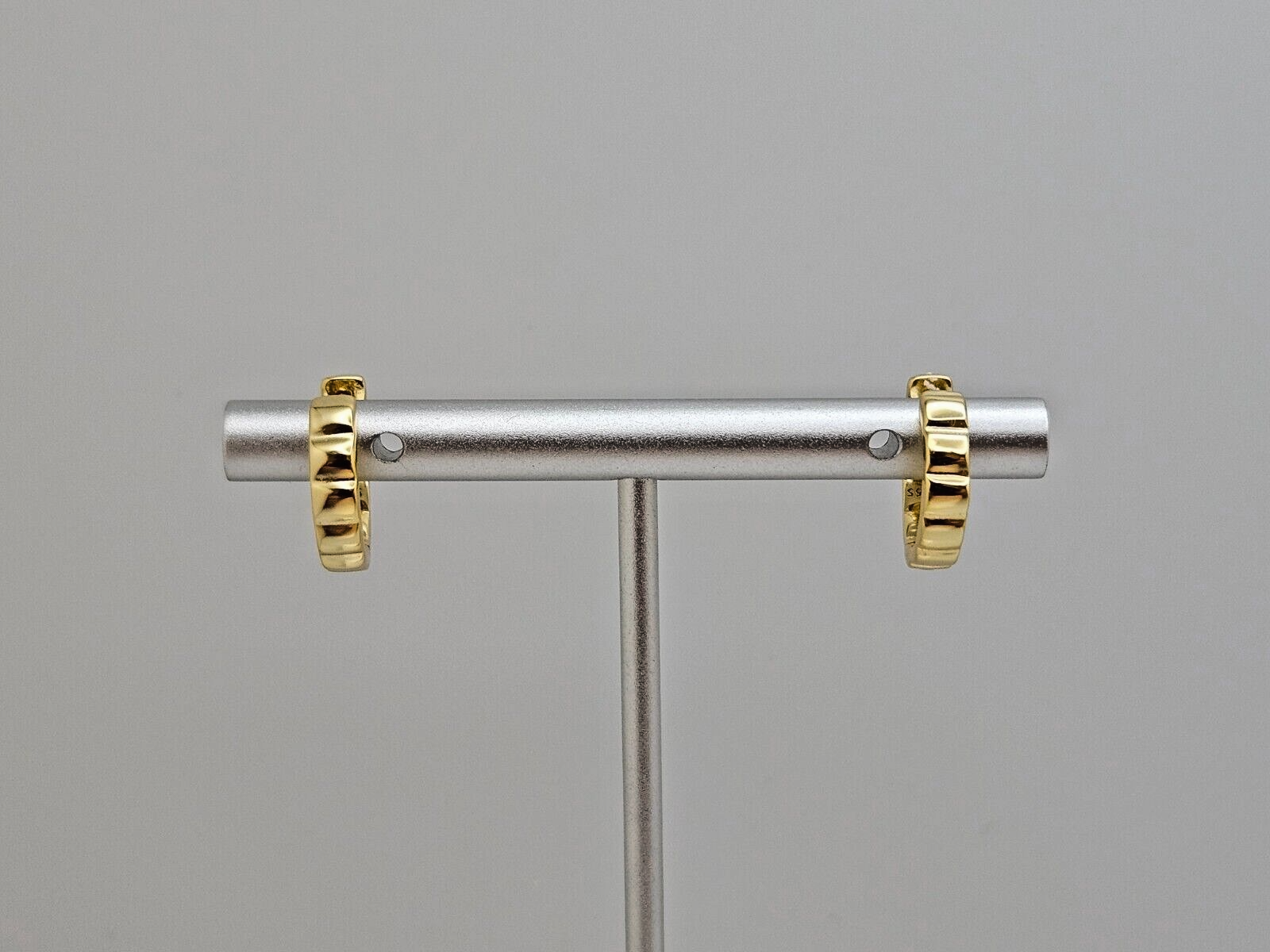 18k Gold Plated Design Hoop Earrings for Women2