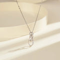 925 Sterling Silver Infinity Symbol Celtic Knot Pendant Necklace for Women0