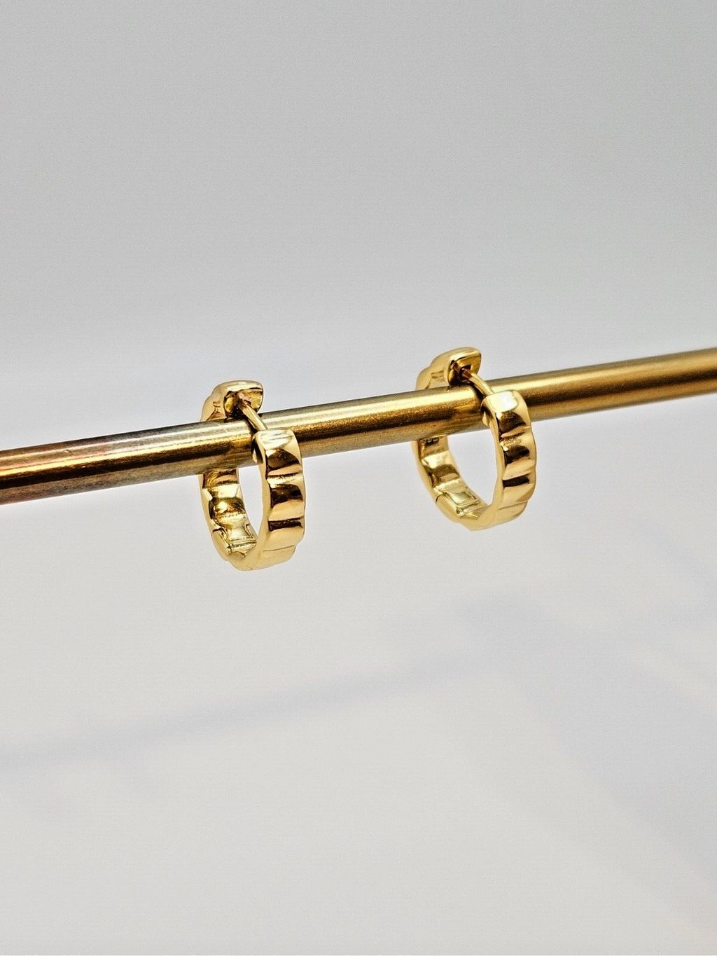 18k Gold Plated Design Hoop Earrings for Women0